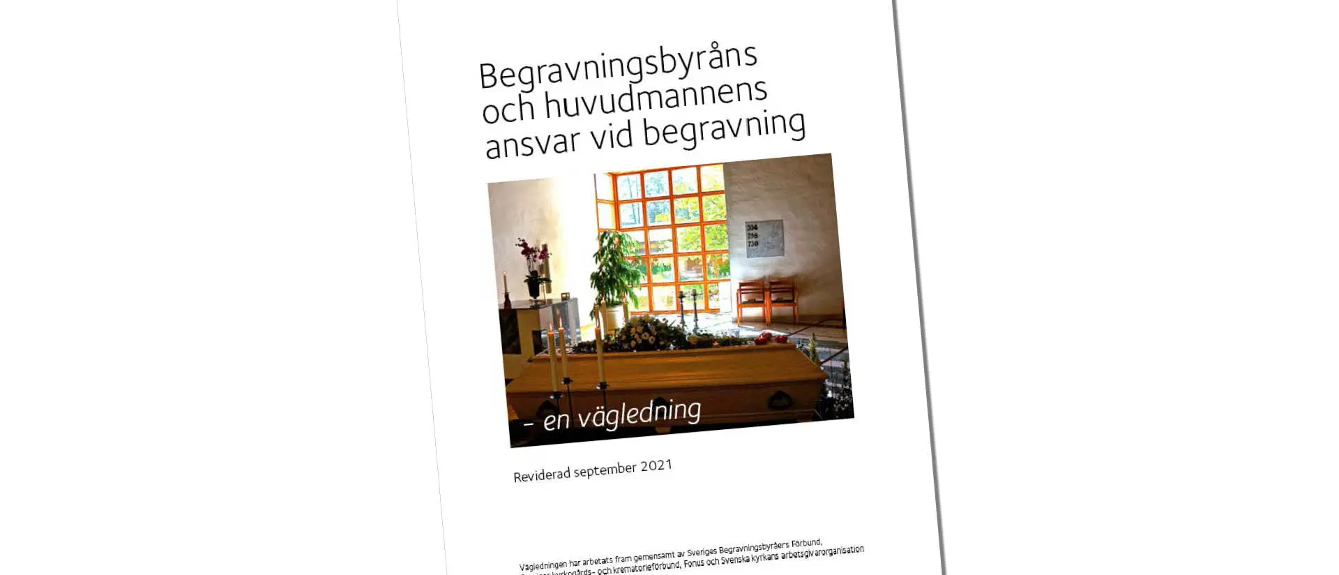 Häfte ansvar vid begravning